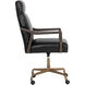 Collin Brown / Cortina Black Leather Office Chair